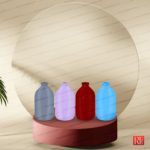شیشه آرایشی ویال رنگی 250 سی‌سی کد 017