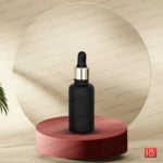 شیشه قطره‌‌چکان 30 میل آبکاری طلایی کد 0020