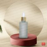 شیشه قطره‌‌چکان 40 میل استوانه مات کد 0042