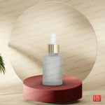 شیشه قطره‌‌چکان 30 میل چهار گوش مات کد 0045