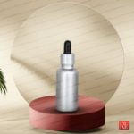 شیشه قطره‌‌چکان 30 میل نقره ای کد 028