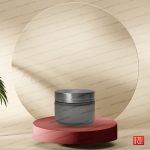 قوطی کرم شیشه ای