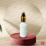 شیشه قطره‌چکان سفید مات