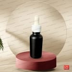 شیشه قطره‌چکان 30 میل مشکی مات