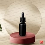 شیشه قطره‌چکان 30 میل مشکی مات