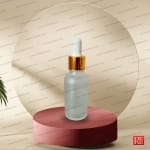 شیشه قطره‌چکان شفاف رنگی