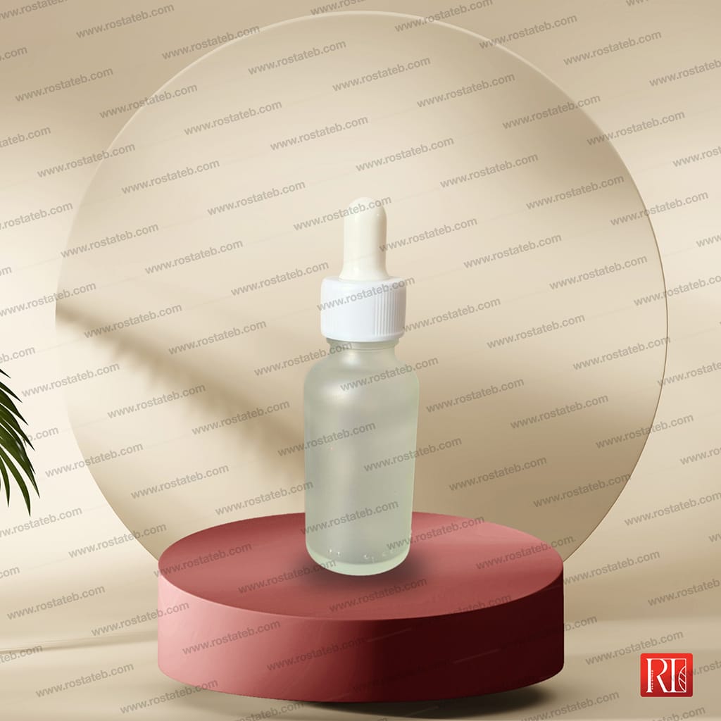 شیشه قطره‌چکان شفاف رنگی