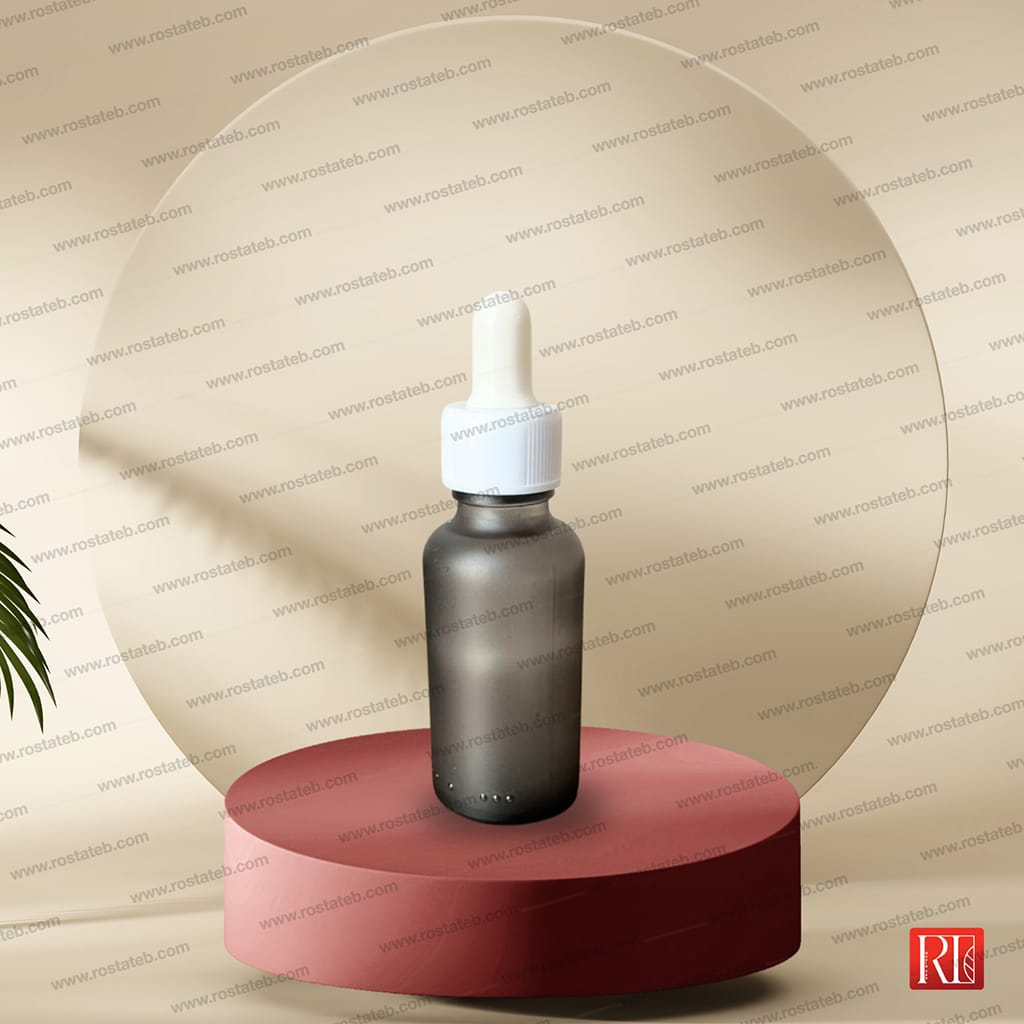 شیشه قطره‌چکان 30 میل مات دو رنگ