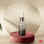 شیشه قطره‌چکان مات دو رنگ