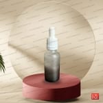 شیشه قطره‌چکان مات دو رنگ
