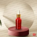 شیشه قطره‌چکان 30 میل شفاف رنگی