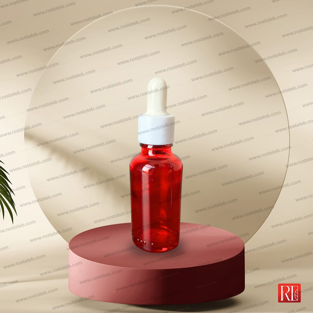شیشه قطره‌چکان 30 میل شفاف رنگی