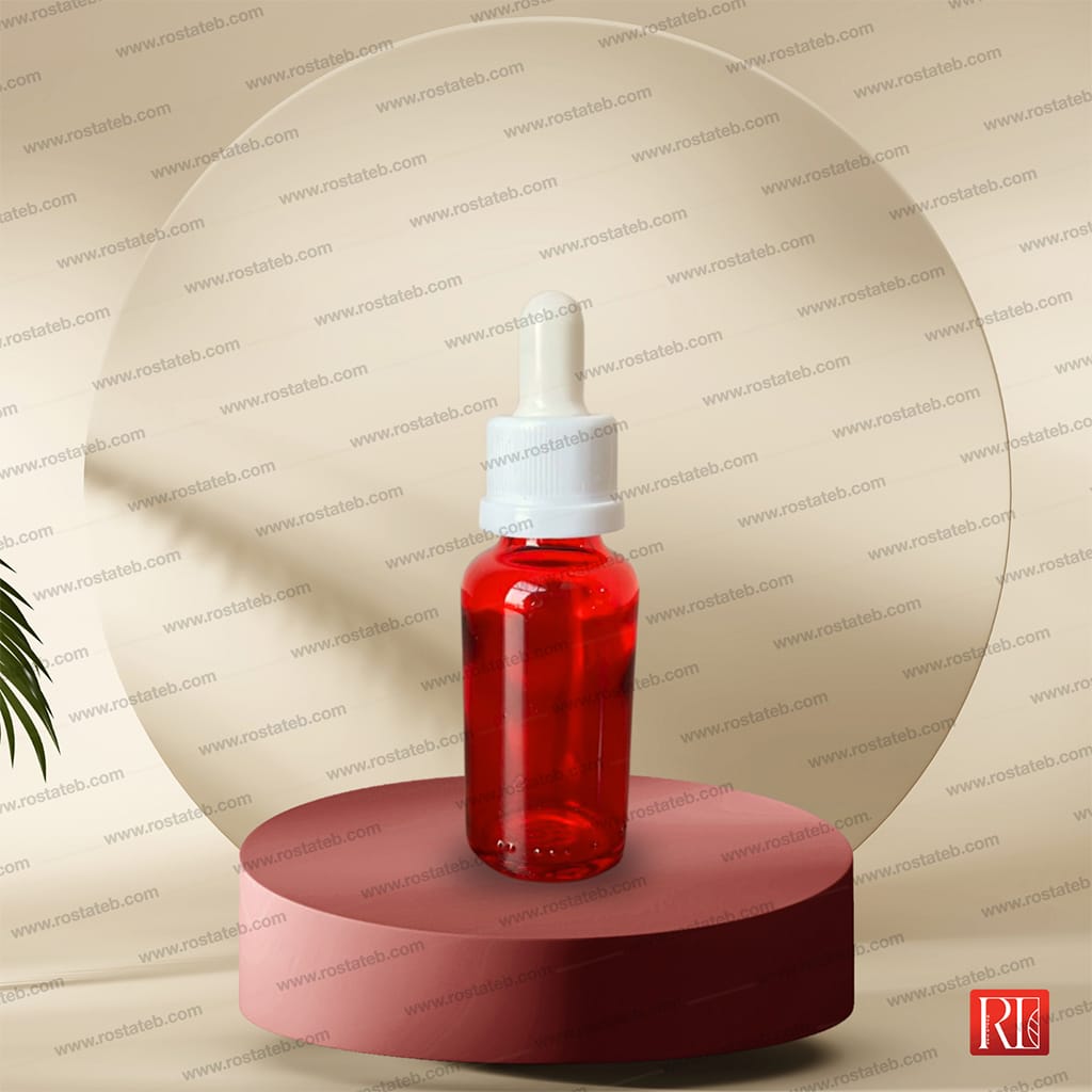 شیشه قطره‌چکان 30 میل شفاف رنگی