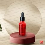 شیشه قطره‌چکان 30 میل شفاف رنگی