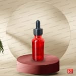 شیشه قطره‌چکان 30 میل شفاف رنگی