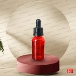 شیشه قطره‌چکان 30 میل شفاف رنگی