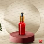 شیشه قطره‌چکان 30 میل شفاف رنگی