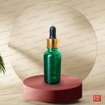 شیشه قطره‌چکان 30 میل شفاف رنگی