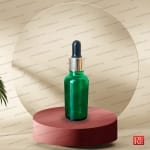 شیشه قطره‌چکان 30 میل شفاف رنگی