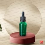شیشه قطره‌چکان 30 میل شفاف رنگی