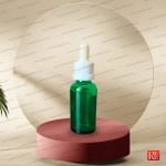 شیشه قطره‌چکان 30 میل شفاف رنگی