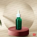 شیشه قطره‌چکان 30 میل شفاف رنگی