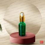 شیشه قطره‌چکان 30 میل شفاف رنگی