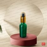 شیشه قطره‌چکان شفاف رنگی
